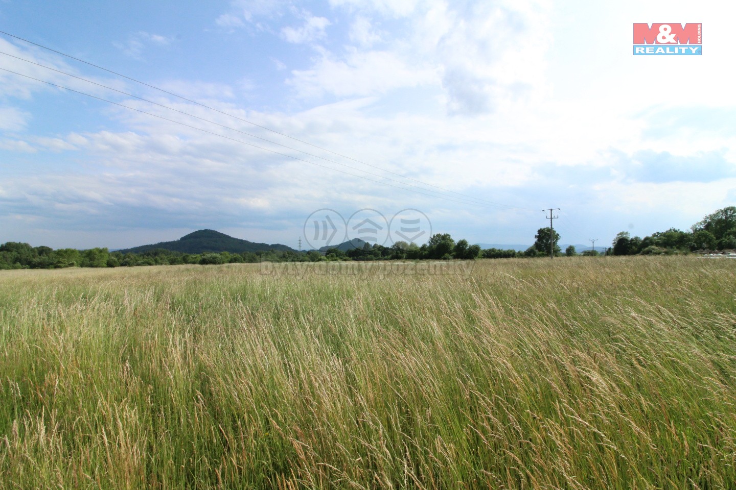 pohled na pozemek