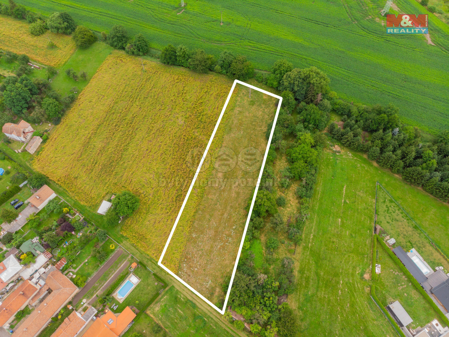 849078 - Prodej pozemku k bydlenĂ­, 3678 mÂ˛, VelkĂ© Chvalovice