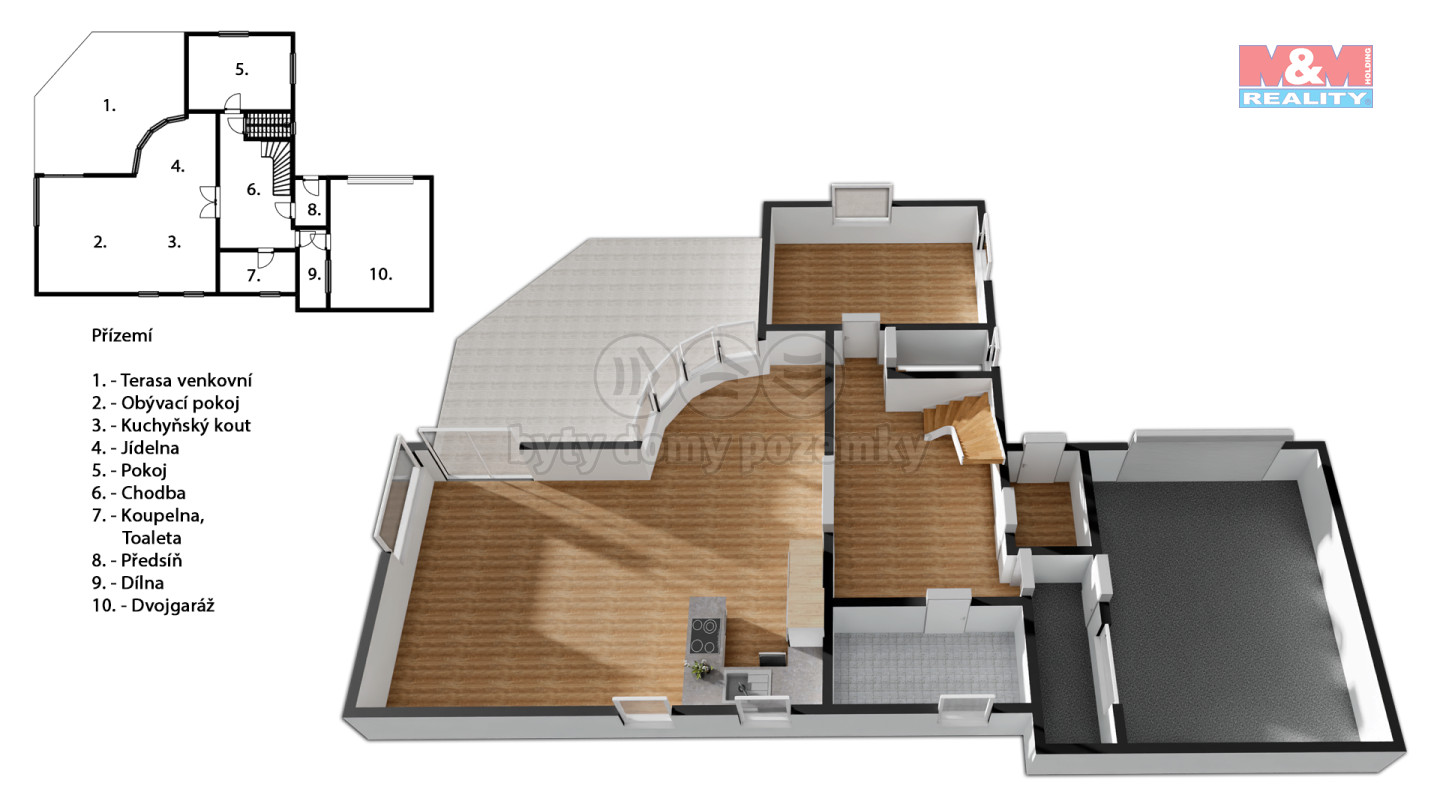 Prodej rodinnĂ©ho domu 5+kk, 280 mÂ˛, Chomutov