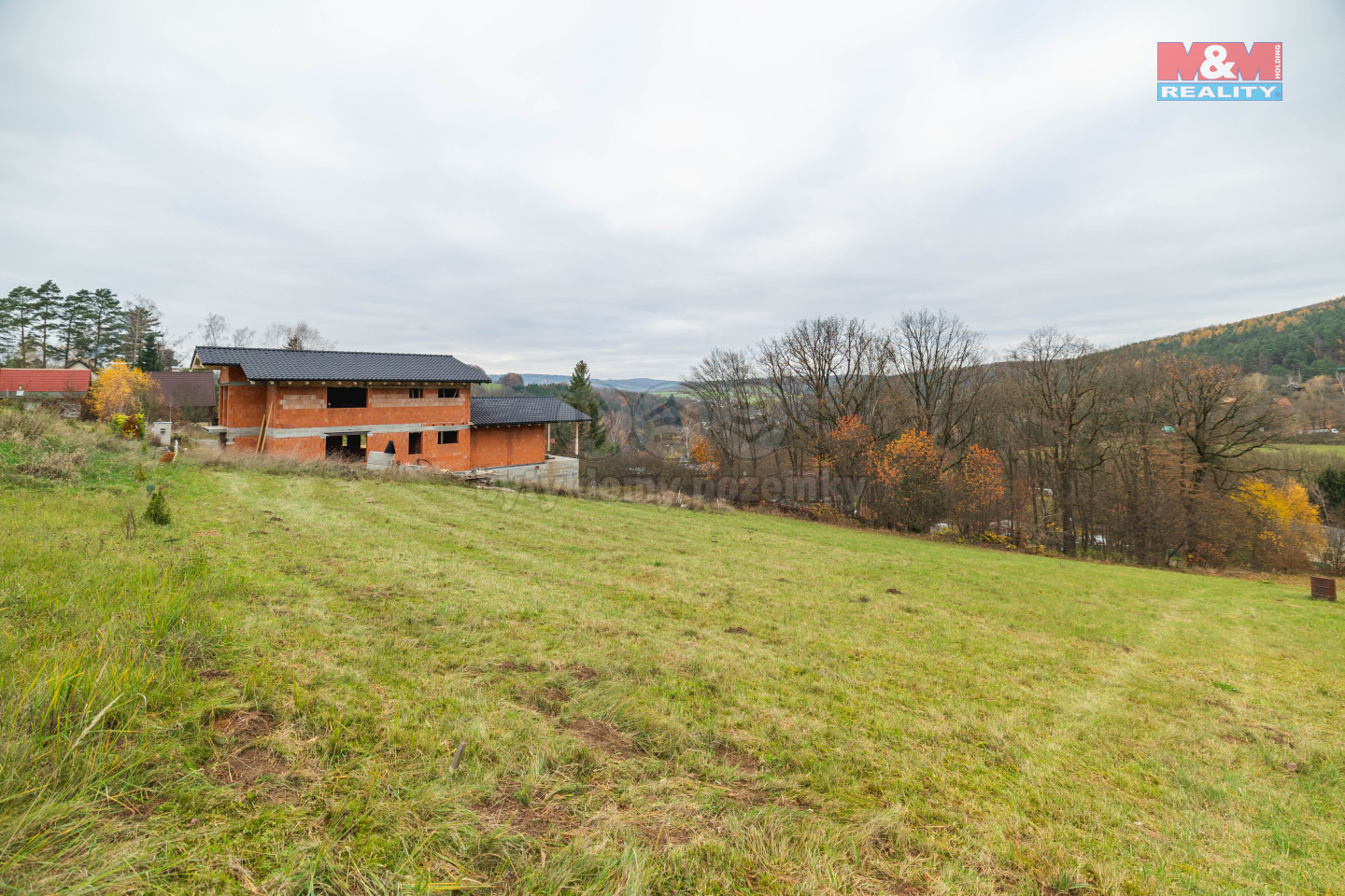 Prodej pozemku k bydlenĂ­, 868 mÂ˛, StĹ™Ă­brnĂˇ Skalice