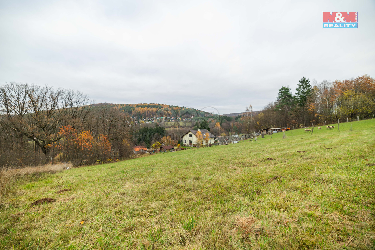 Prodej pozemku k bydlenĂ­, 868 mÂ˛, StĹ™Ă­brnĂˇ Skalice