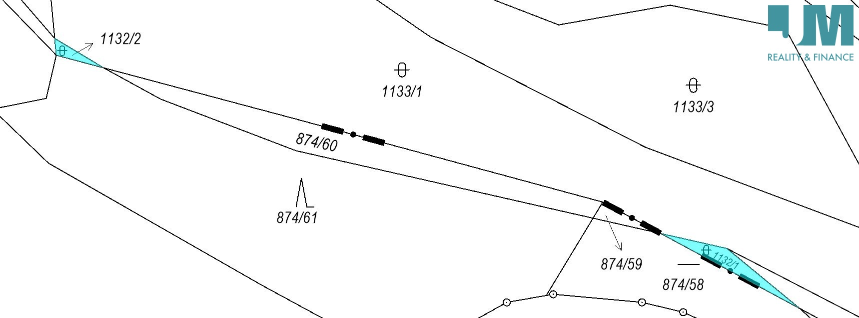 Mapa pozemků 2