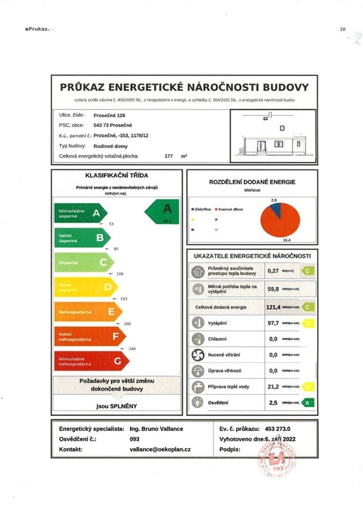 energetický průkaz