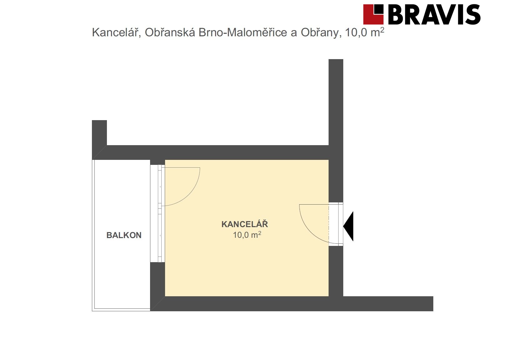 Kancela?r? Obr?anska? 10m2