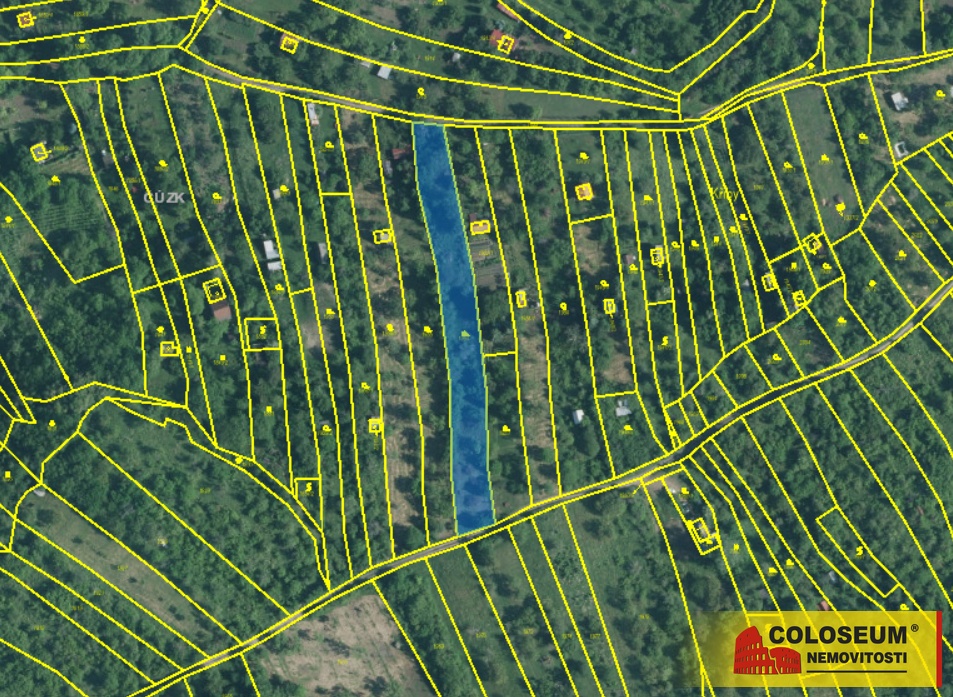 Katastrální mapa - Židlochovice - prodej pozemku - zahrada