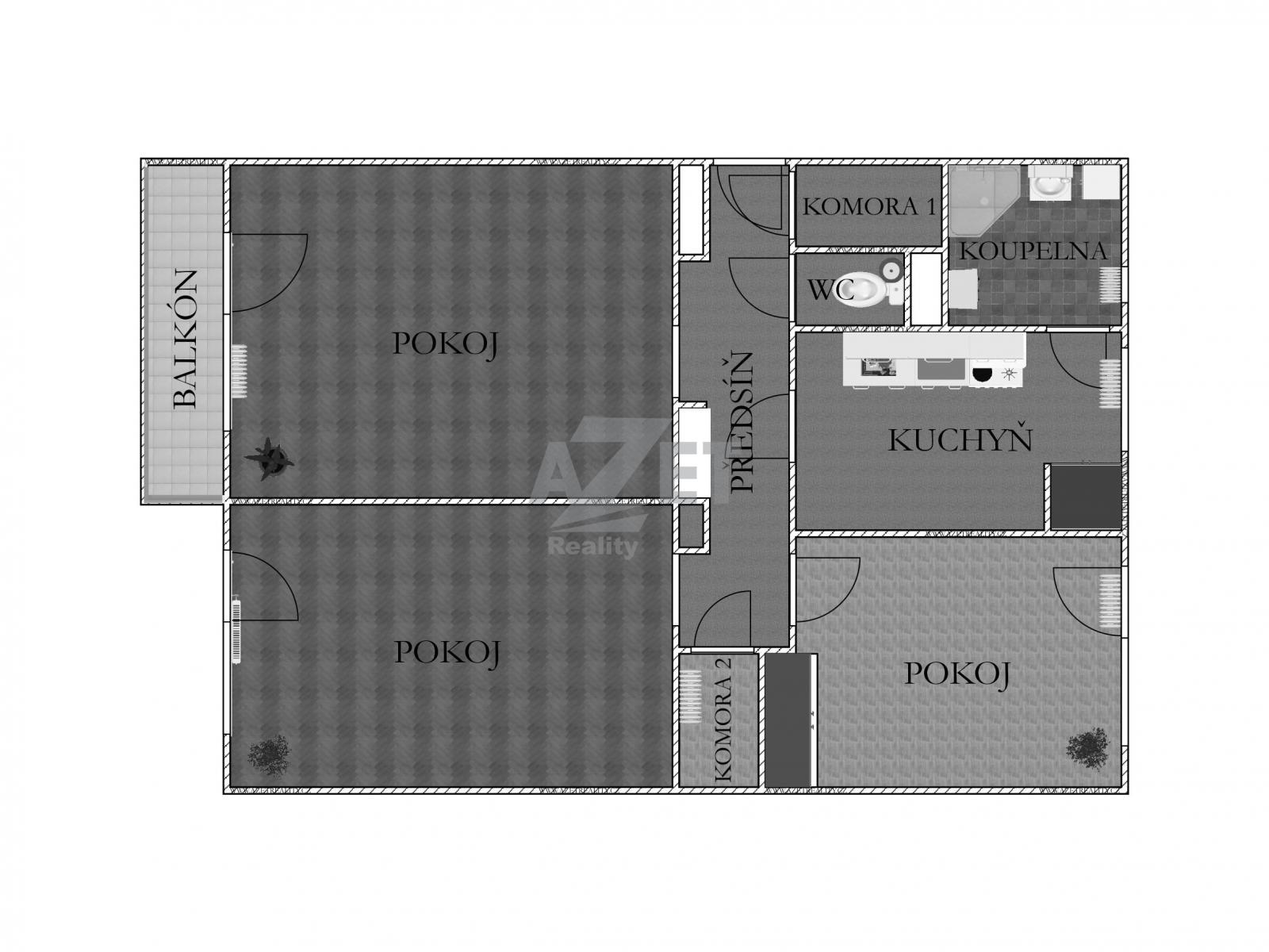 Eliąky Krásnohorské 3+1 - Půdorys.jpg