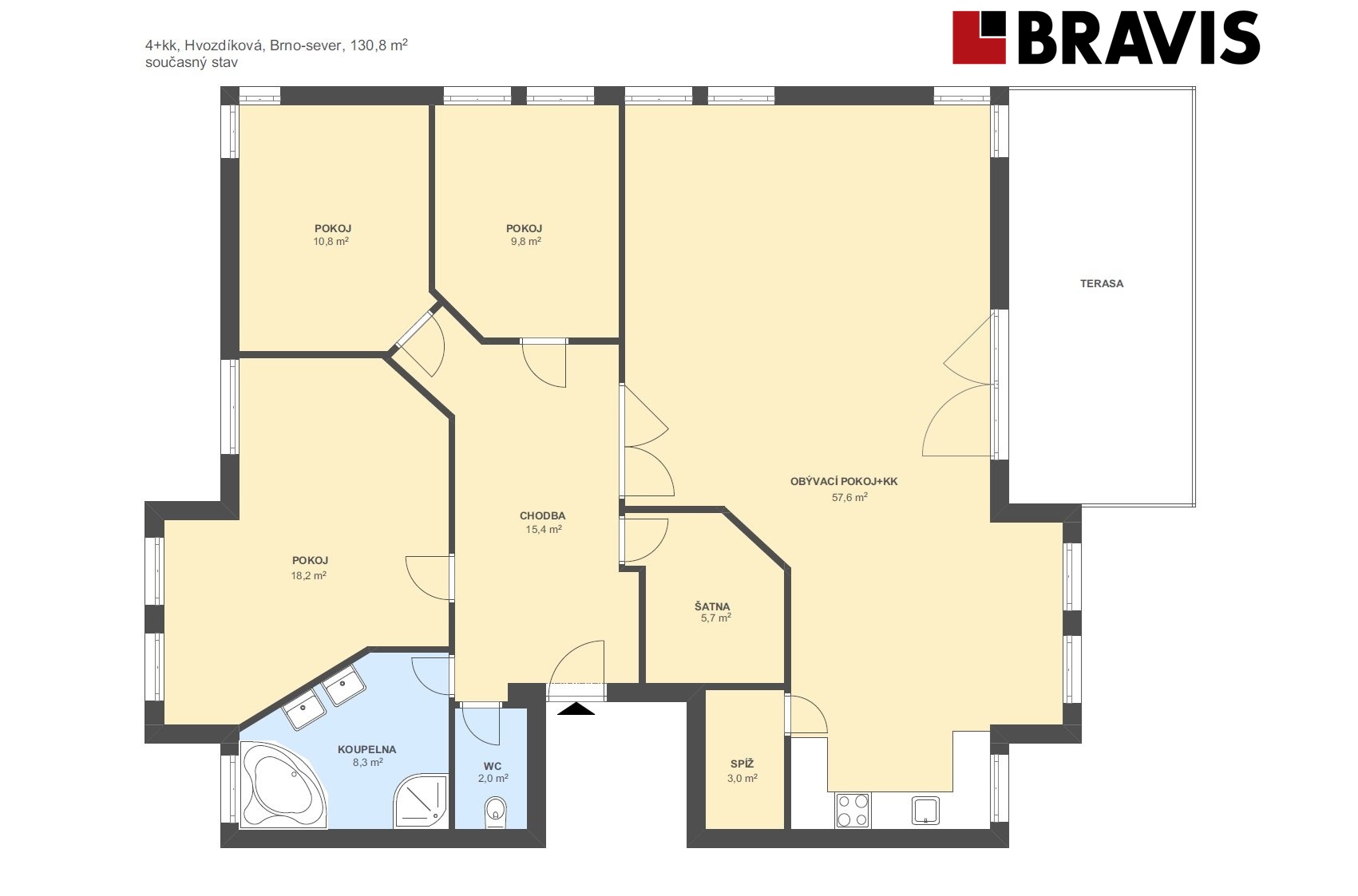 4+kk Hvozdíková 130,8 m2