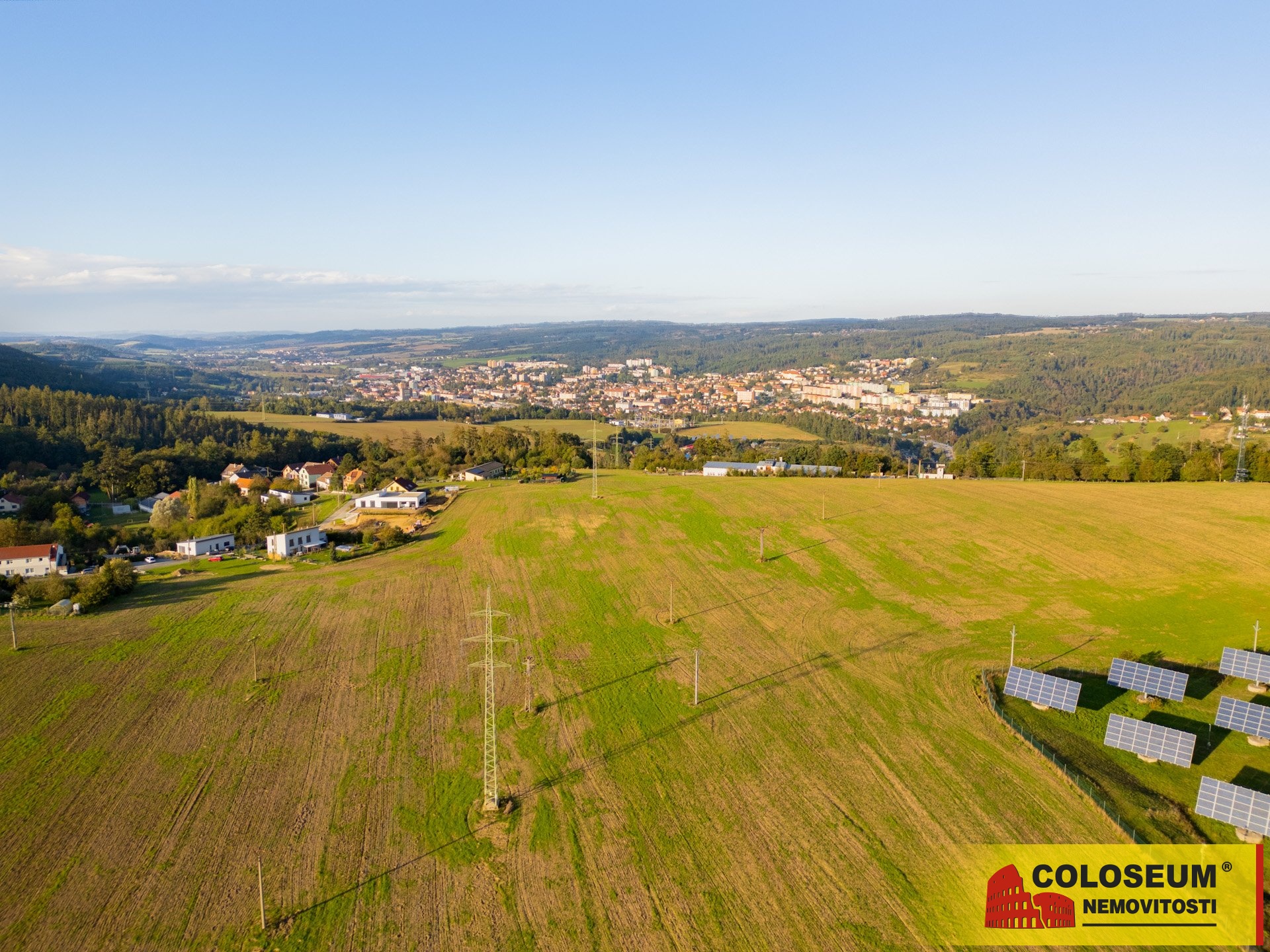 Pohled z dronu – Blansko – Olešná, prodej chaty