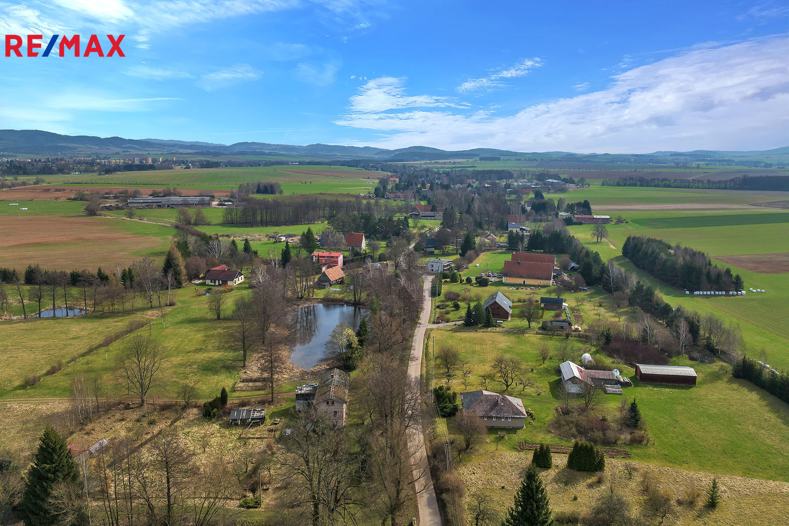 Rodinný dům, Křinice - pohled na lokalitu