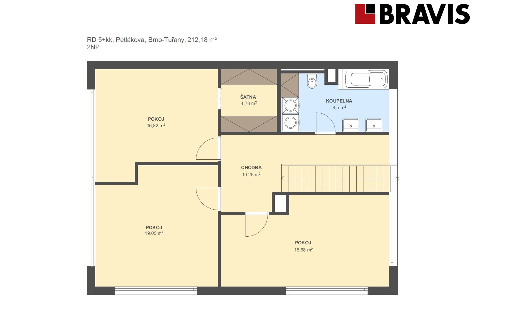 RD 5+kk Petlákova 212,18m2 2NP