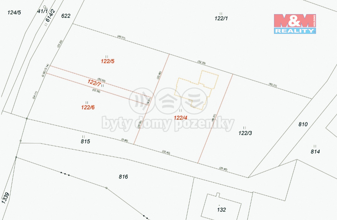 MoĹľnost rozparcelovĂˇnĂ­ na vĂ­ce stavebnĂ­ch parcel