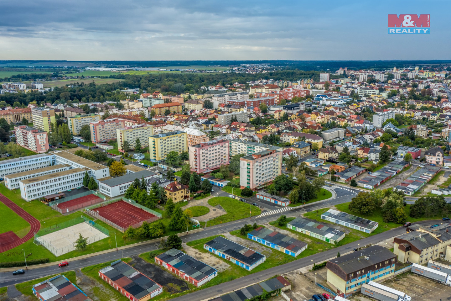 pohled na město