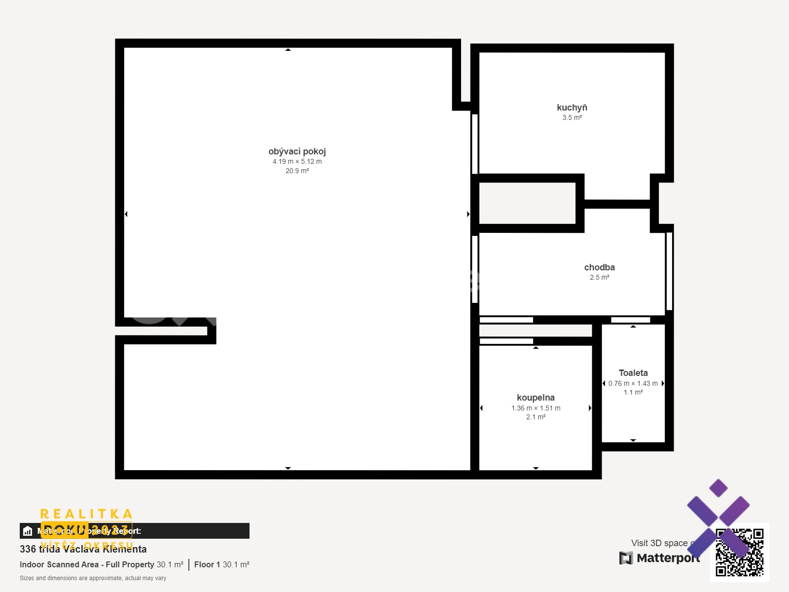 336 t da V clava Klementa - Floor 1