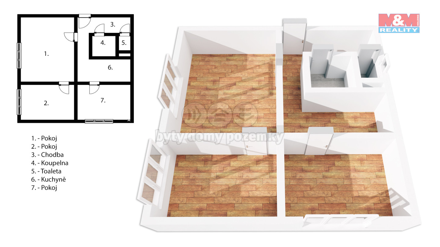 PronĂˇjem bytu 3+1, 73 mÂ˛, TĂ˝nec nad SĂˇzavou