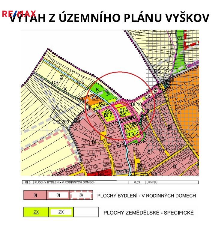 Stavební pozemek Vyškov - Nosálovice