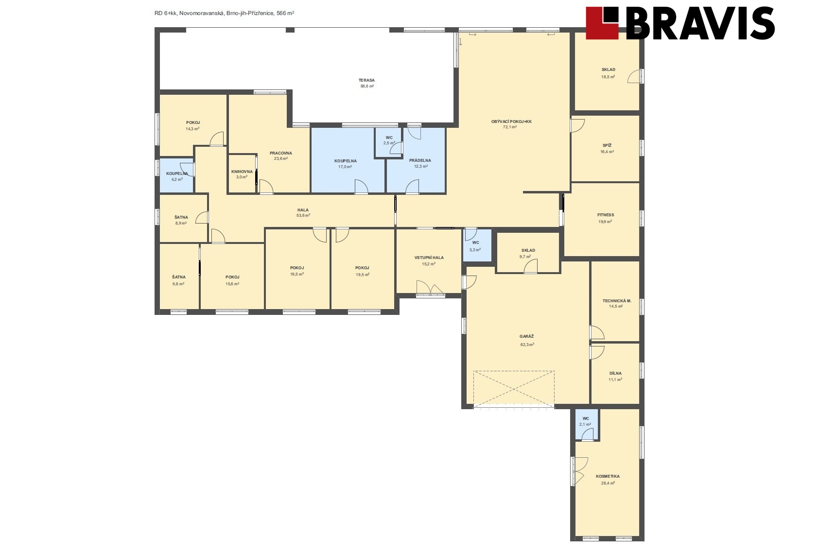 RD 6+kk Novomoravanská 566m2