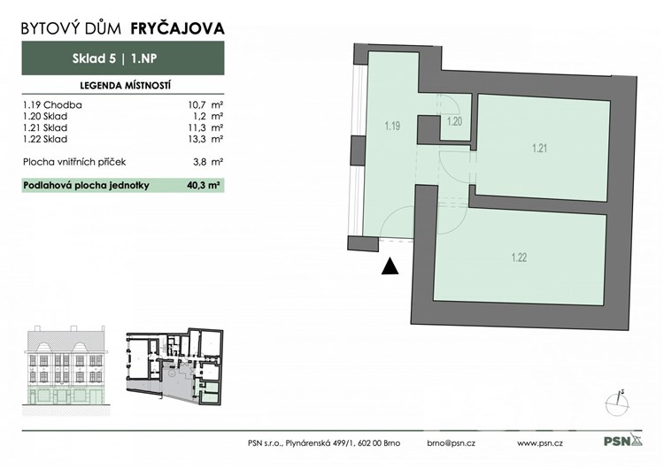 Sklad - nebytová jednotka