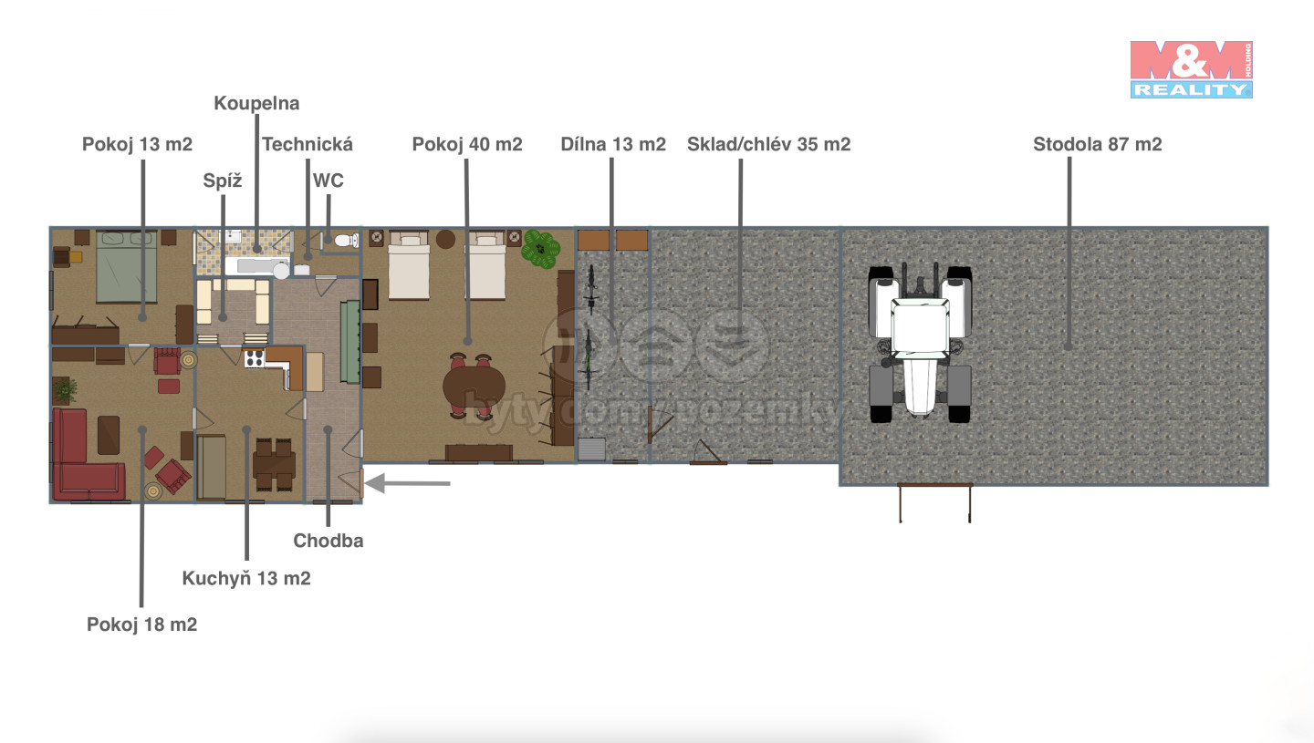 854223 - RodinnĂ˝ dĹŻm, 84 mÂ˛, UhlĂ­Ĺ™skĂ© Janovice, ul. HavlĂ­ÄŤkova