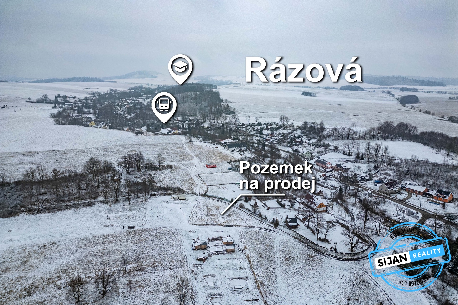 Pozemek Razová u Slezské Harty