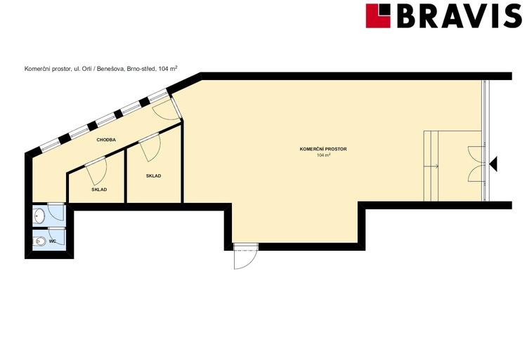 Komerc?ni? prostor Bens?ova 104m2