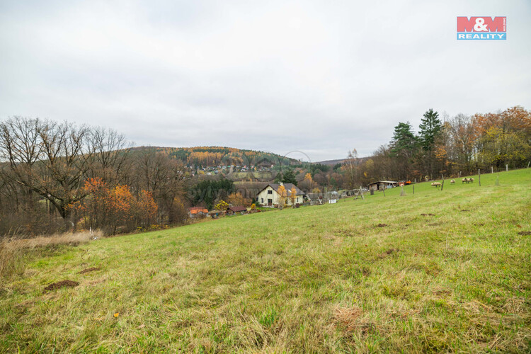 Prodej pozemku k bydlenĂ­, 868 mÂ˛, StĹ™Ă­brnĂˇ Skalice