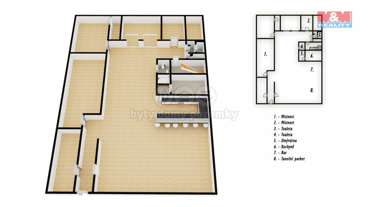 PronĂˇjem obchod a sluĹľby, 420 mÂ˛, Most, ul. ÄŚeskĂˇ