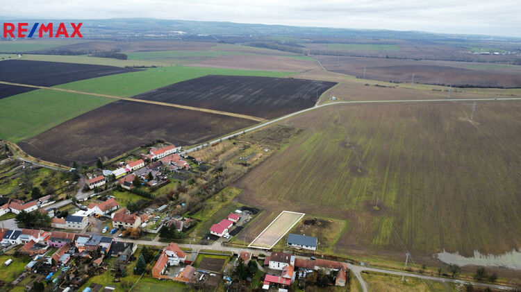 Stavební pozemek Želeč u Vyškova.