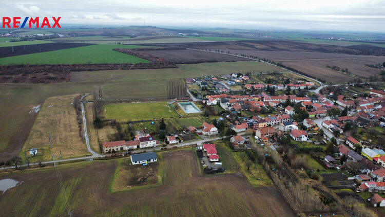 Stavební pozemek Želeč u Vyškova.