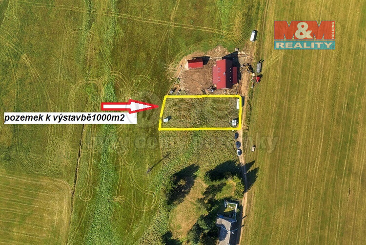 pozemek k vĂ˝stavbÄ› 1000 m2