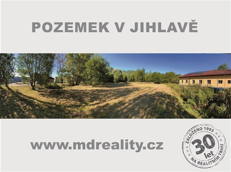 Komerční stavební pozemek v Jihlavě (PANORAMATICKE FOTO)