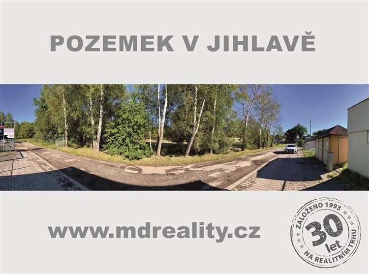 Komerční stavební pozemek v Jihlavě (PANORAMATICKE FOTO)