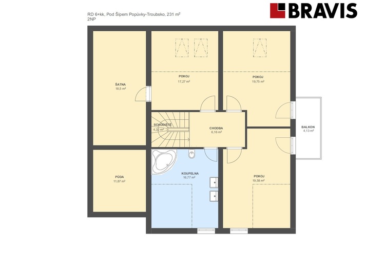 RD 6+kk Pod Sípem 231m2 2NP