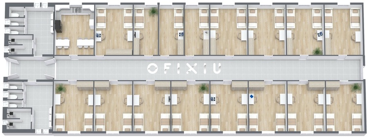 UBYTOVNA - 1. Floor - 3ffD Floor Plan (1)