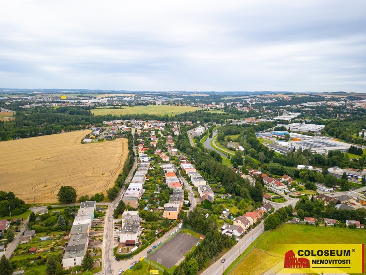 Pohled z dronu - Jihlava, prodej rodinného domu