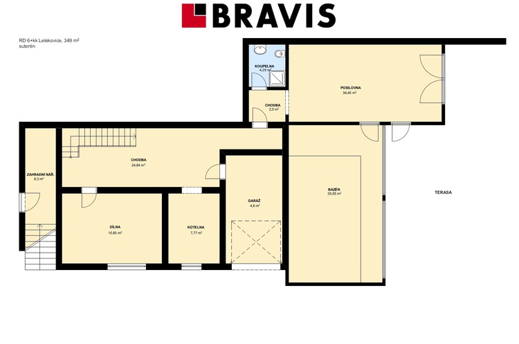 RD 6+kk Lelekovice 349m2 suterén