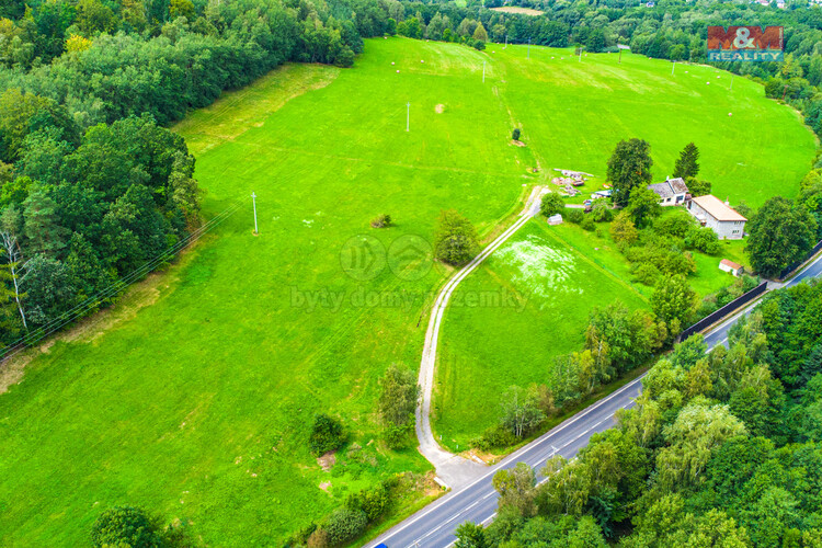 pohled na pozemky 