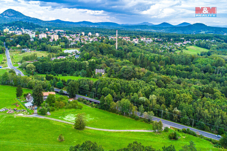 pohled na pozemky 