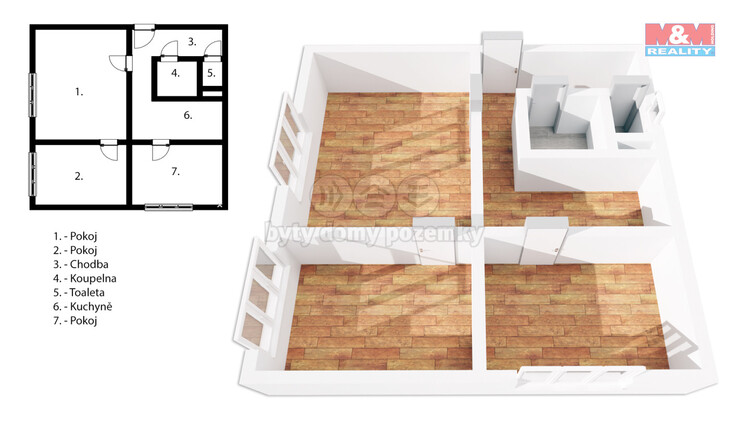 PronĂˇjem bytu 3+1, 73 mÂ˛, TĂ˝nec nad SĂˇzavou