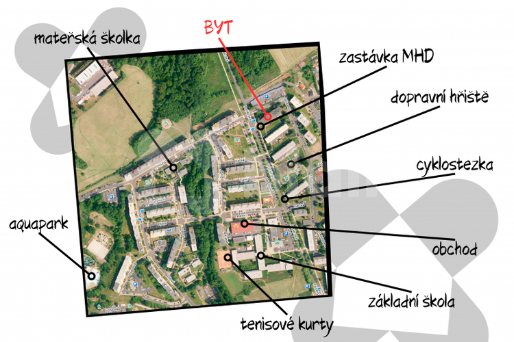 Prodej bytu 2+1, 59 m2, OV, Klášterec n/O, ul. 17. listopadu