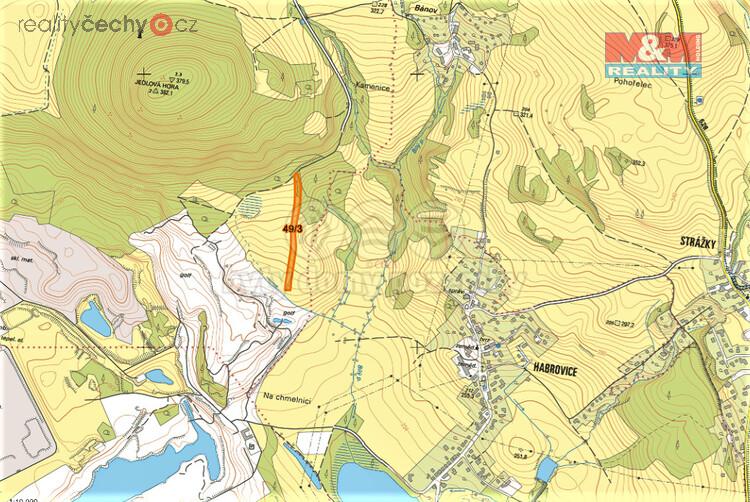 Prodej pole, 6277 m2, Ústí nad Labem-Dělouš