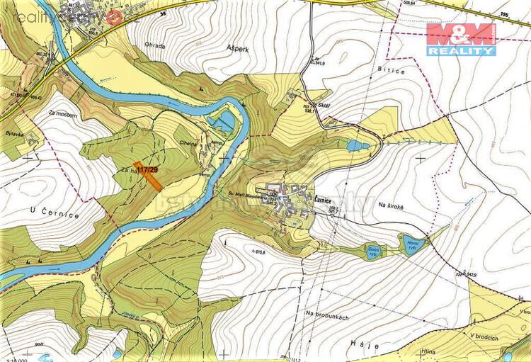 Prodej lesa, 4921 m2, Zlatá Koruna-Rájov