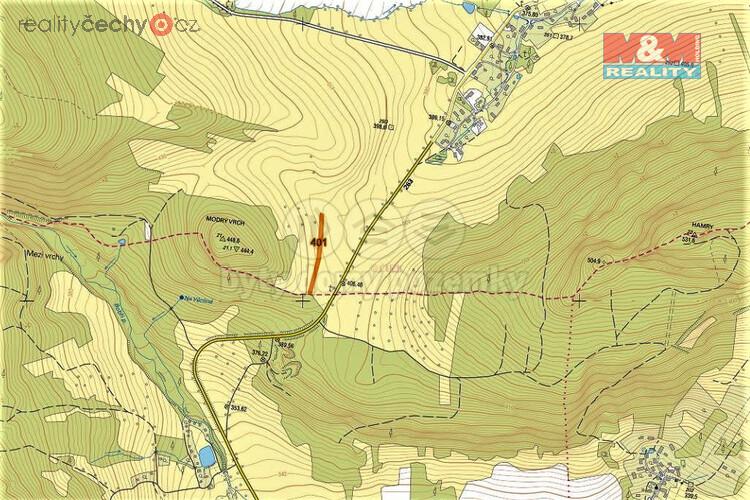 Prodej louky, 2619 m2, Heřmanice u Žandova