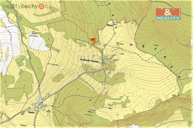 Prodej lesa, 2465 m2, Stvolínecké Petrovice