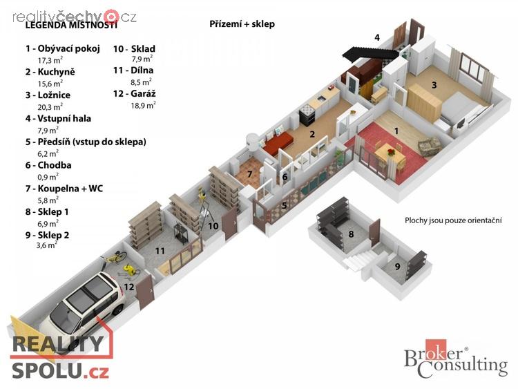 Prodej, Rodinné domy, 120 m2 -