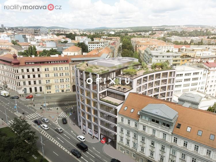 Pronájem prémiových obchodních prostor u Moravského náměstí o ploše 284 m2