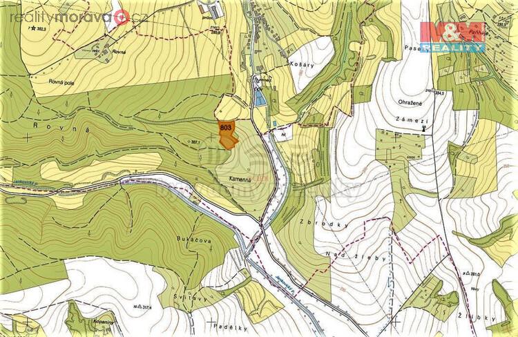 Prodej louky, 4420 m2, Jankovice u Uherského Hradiště