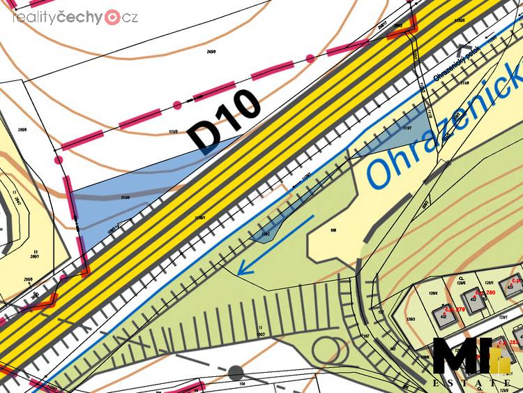 Prodej orné půdy o velikosti 2714m2 v obci Přepeře u Turnova, Liberecký kraj.