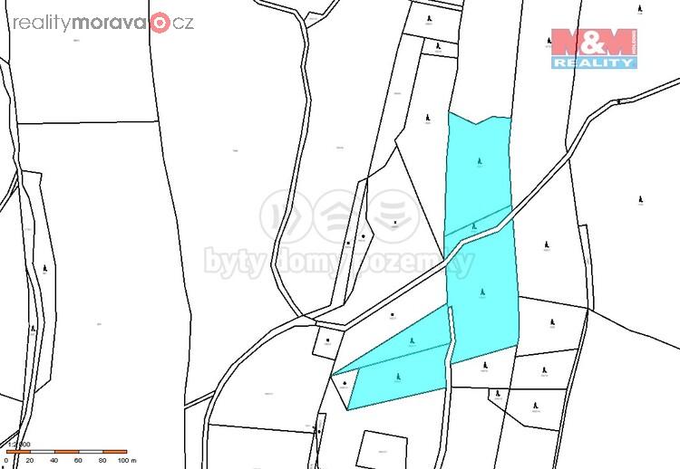 Prodej lesa, 14550 m2, Horní Studénky