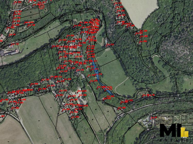 Prodej podílu 1/3 trvalého travního porostu 563 m2 v obci Svárov u Unhoště, okres Kladno