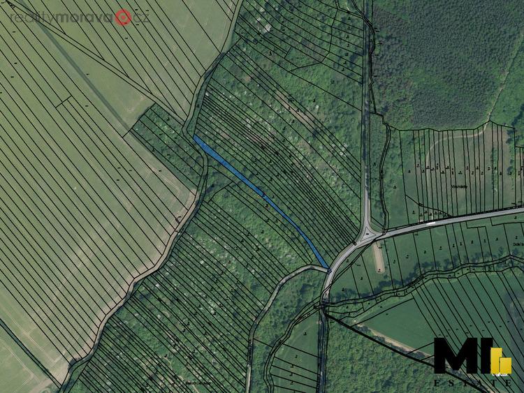 Prodej podílu 1/8 trvalého travního porostu 279 m2 v obci Březolupy, okres Uherské Hradiště